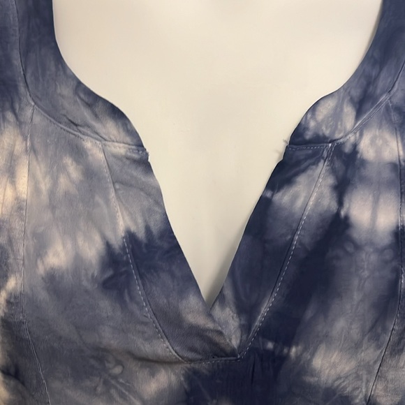 Avenue Blue Tye Die Tank - Picture 2 of 4